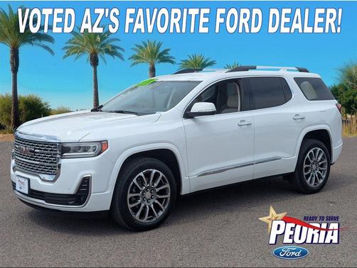 Summit White 2023 GMC Acadia Denali