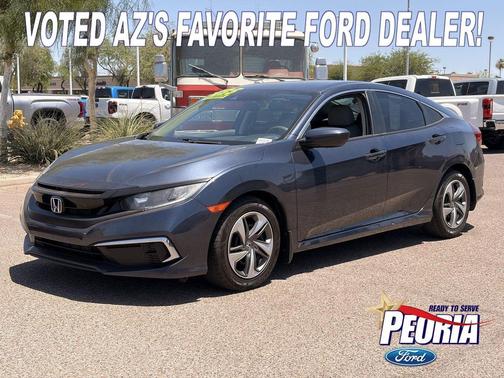 Black 2020 Honda Civic LX