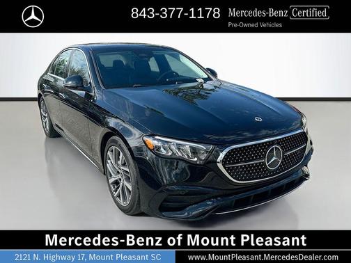 Black 2025 Mercedes-Benz E-Class E 350