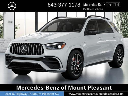 Moonlight White 2025 Mercedes-Benz AMG GLE 63 S