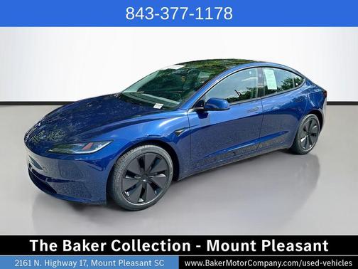 Deep Blue Metallic 2024 Tesla Model 3 Long Range