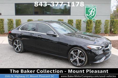 Black 2025 Mercedes-Benz C-Class C 300