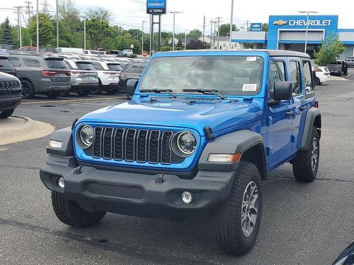 Hydro Blue Pearlcoat 2026 Jeep Wrangler Sport S