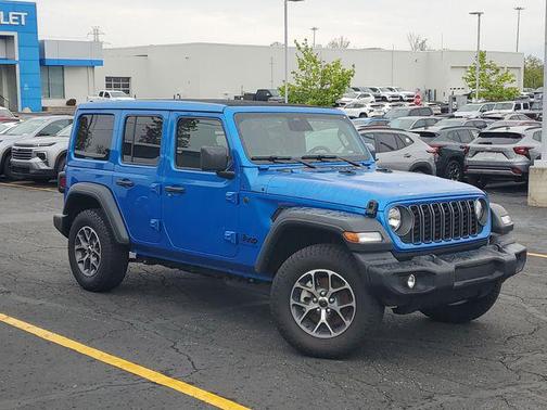 Hydro Blue Pearlcoat 2026 Jeep Wrangler Sport S