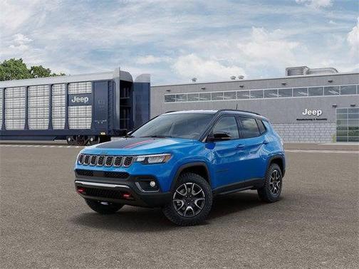 Hydro Blue Pearlcoat 2026 Jeep Compass Trailhawk