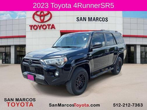 Midnight Black Metallic 2023 Toyota 4Runner SR5
