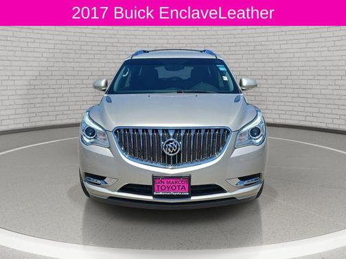 Sparkling Silver Metallic 2017 Buick Enclave Leather