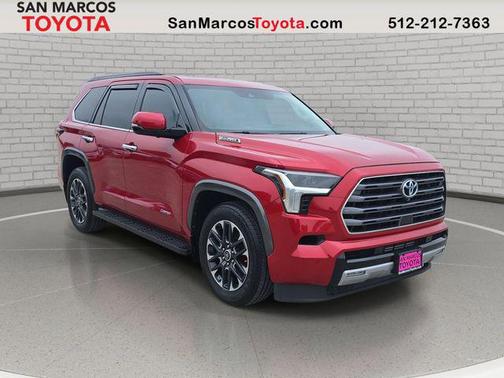 Supersonic Red 2023 Toyota Sequoia Limited
