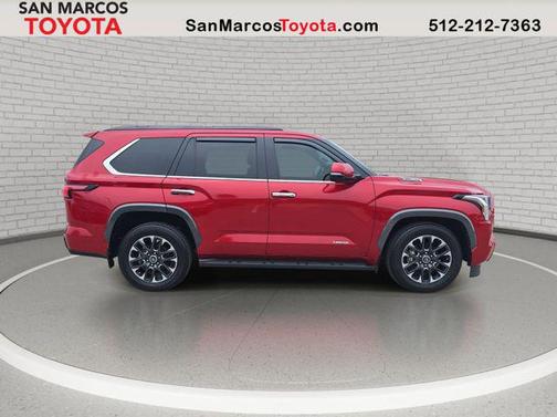 Supersonic Red 2023 Toyota Sequoia Limited