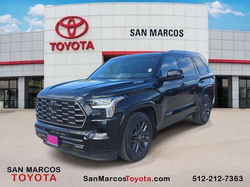 Midnight Black Metallic 2026 Toyota Sequoia Platinum