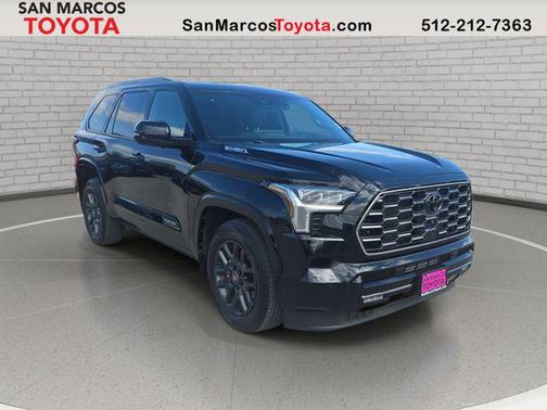 Midnight Black Metallic 2026 Toyota Sequoia Platinum