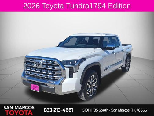 Pearl 2026 Toyota Tundra 1794 Edition