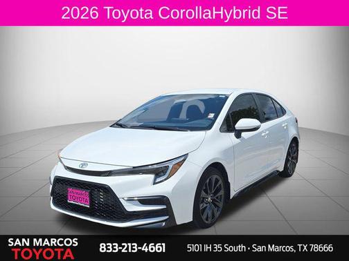 Ice Cap 2026 Toyota Corolla Hybrid SE