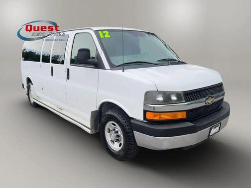 WHITE 2012 Chevrolet Express 3500 LT