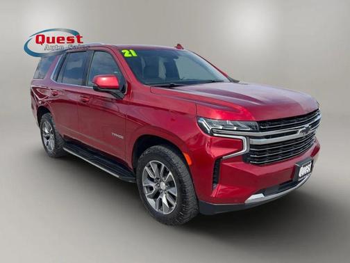 RED 2021 Chevrolet Tahoe LT