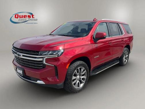 RED 2021 Chevrolet Tahoe LT