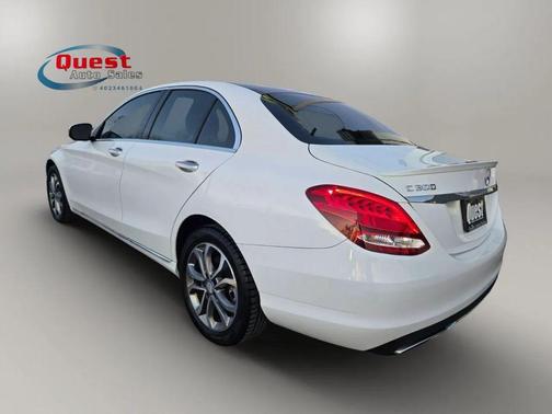 White 2017 Mercedes-Benz C-Class C 300 4MATIC