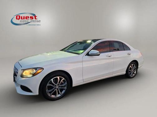 White 2017 Mercedes-Benz C-Class C 300 4MATIC