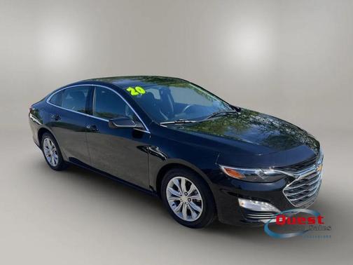 BLACK 2020 Chevrolet Malibu FWD LT