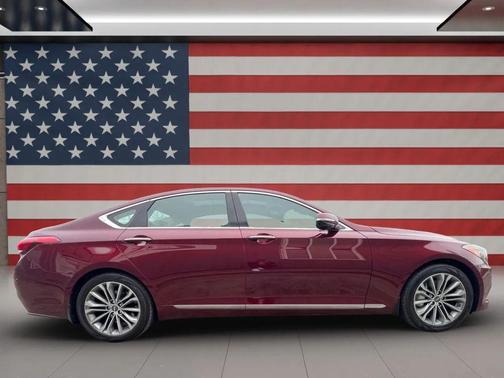 Red 2015 Hyundai Genesis 3.8