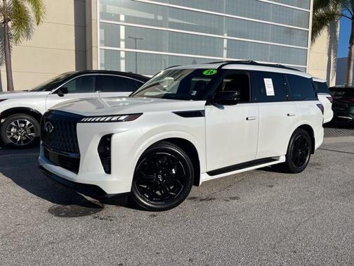 Radiant White 2026 INFINITI QX80 SPORT