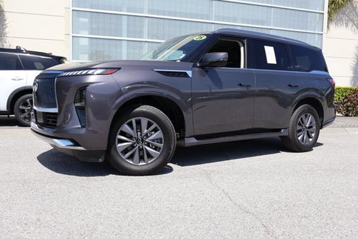 Anthracite Gray 2025 INFINITI QX80 PURE