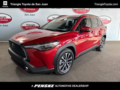 Barcelona Red Metallic 2022 Toyota Corolla Cross XLE