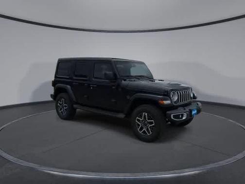 Black Clearcoat 2025 Jeep Wrangler 4-Door Sahara 4x4
