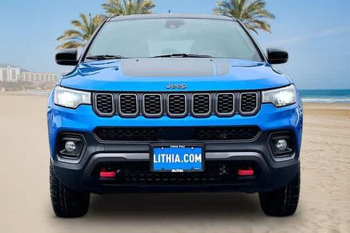 Hydro Blue Pearlcoat 2025 Jeep Compass Trailhawk