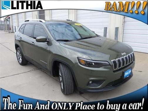 Olive Green Pearlcoat 2019 Jeep Cherokee Latitude Plus
