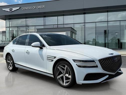 Alta White 2024 Genesis G80 3.5T Sport AWD