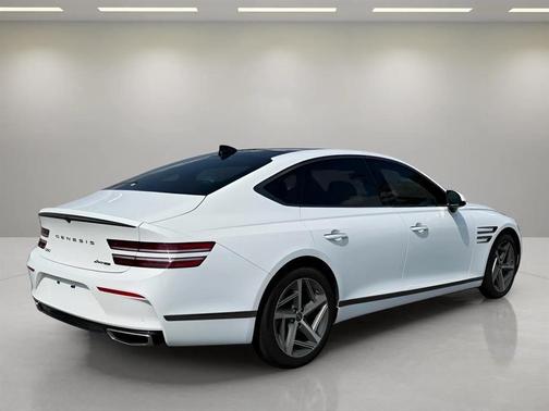 Alta White 2024 Genesis G80 3.5T Sport AWD