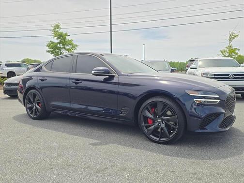 Capri Blue 2023 Genesis G70 3.3T RWD