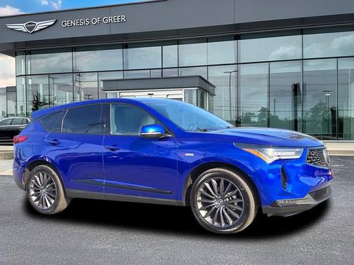 Apex Blue Pearl 2022 Acura RDX A-Spec Advance Package