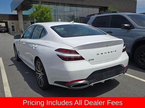 Alta White 2025 Genesis G70 2.5T RWD
