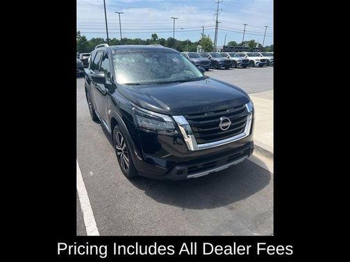 Super Black 2025 Nissan Pathfinder Platinum 4WD