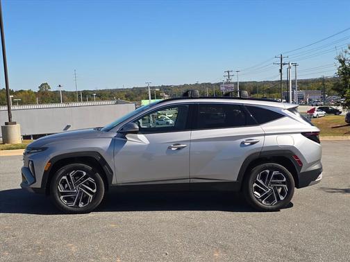 Shimmering Silver 2025 Hyundai TUCSON Hybrid Limited