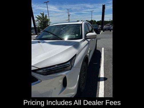 Platinum White 2023 Acura MDX Advance Package
