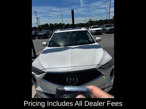 Platinum White 2023 Acura MDX Advance Package