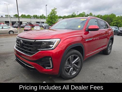 Aurora Red Metallic 2024 Volkswagen Atlas Cross Sport 2.0T SEL