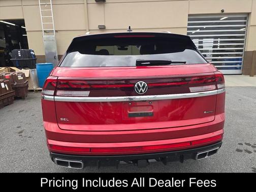 Aurora Red Metallic 2024 Volkswagen Atlas Cross Sport 2.0T SEL