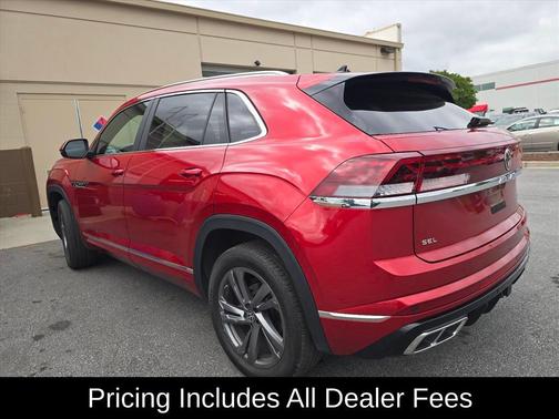 Aurora Red Metallic 2024 Volkswagen Atlas Cross Sport 2.0T SEL