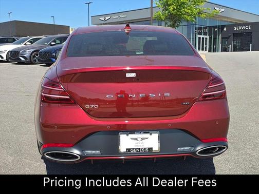 Cavendish Red 2026 Genesis G70 3.3T RWD Sport Prestige