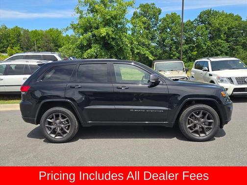 Diamond Black Crystal Pearlcoat 2021 Jeep Grand Cherokee 80th Anniversary 4x4