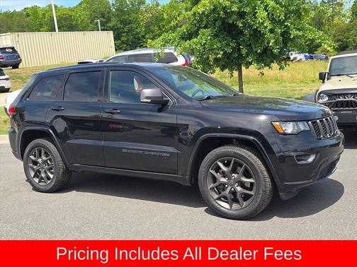 Diamond Black Crystal Pearlcoat 2021 Jeep Grand Cherokee 80th Anniversary 4x4