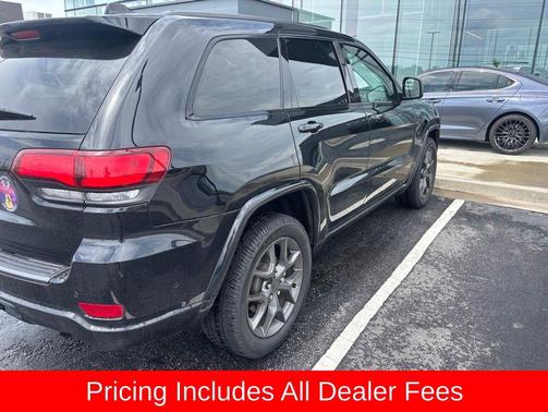 Diamond Black Crystal Pearlcoat 2021 Jeep Grand Cherokee 80th Anniversary 4x4