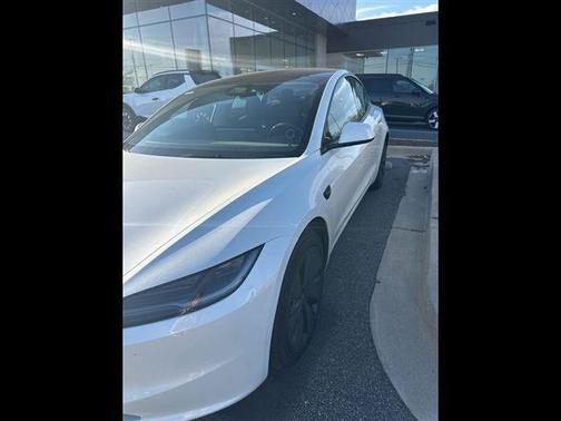 Pearl White 2025 Tesla Model 3 Long Range