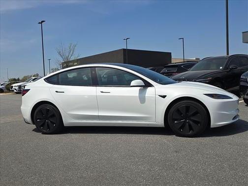 Pearl White 2025 Tesla Model 3 Long Range