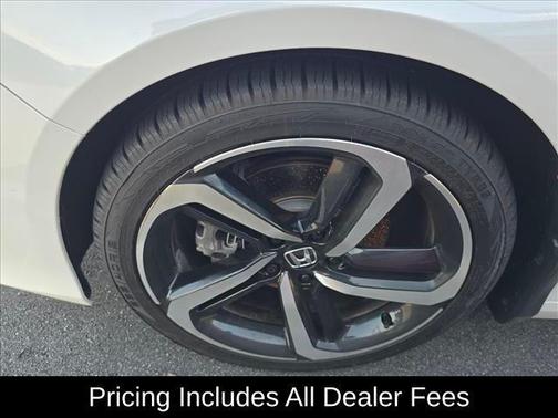 Platinum White 2022 Honda Accord Hybrid Sport