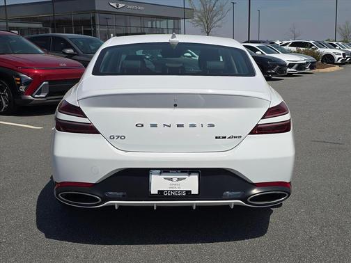 Alta White 2023 Genesis G70 3.3T AWD